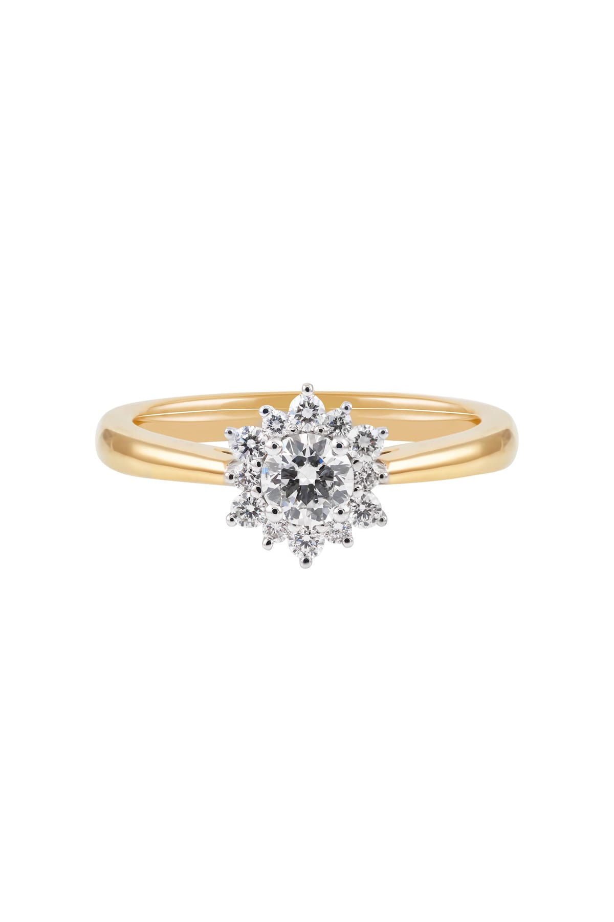 Diamond Set Ring set in 18ct Yellow and White Gold available at LeGassick Diamonds and Jewellery Gold Coast, Australia.