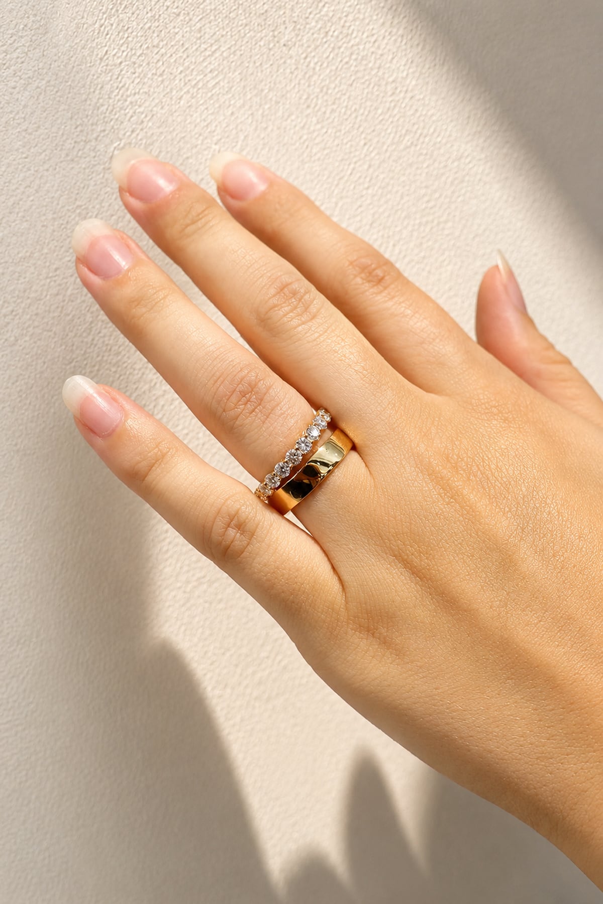 Diamond Set Split Ring In 18 Carat Yellow Gold available from LeGassick Fine Jewellery, Gold Coast, Australia. Showrooms at Pacific Fair and Runaway Bay Centre.