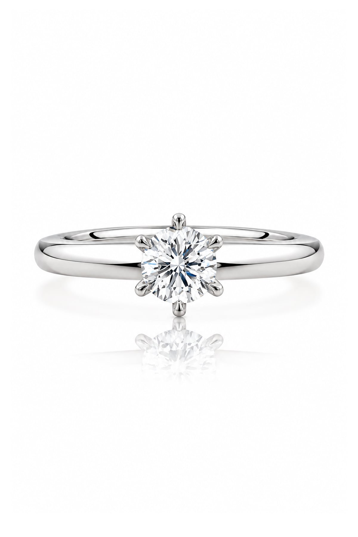 Diamond Solitaire Engagement Ring In 18ct White Gold available from LeGassick Jewellery, Gold Coast, Australia. Showrooms at Pacific Fair and Runaway Bay Centre.