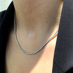 Diamond Tennis Necklace In 9 Carat White Gold from LeGassick Jewellery, Gold Coast, Australia.