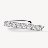 Inside Out Elongated Diamond Flip Ring in White Gold from Hearts On Fire exclusively available from LeGassick Fine Jewellery, Gold Coast, Australia.