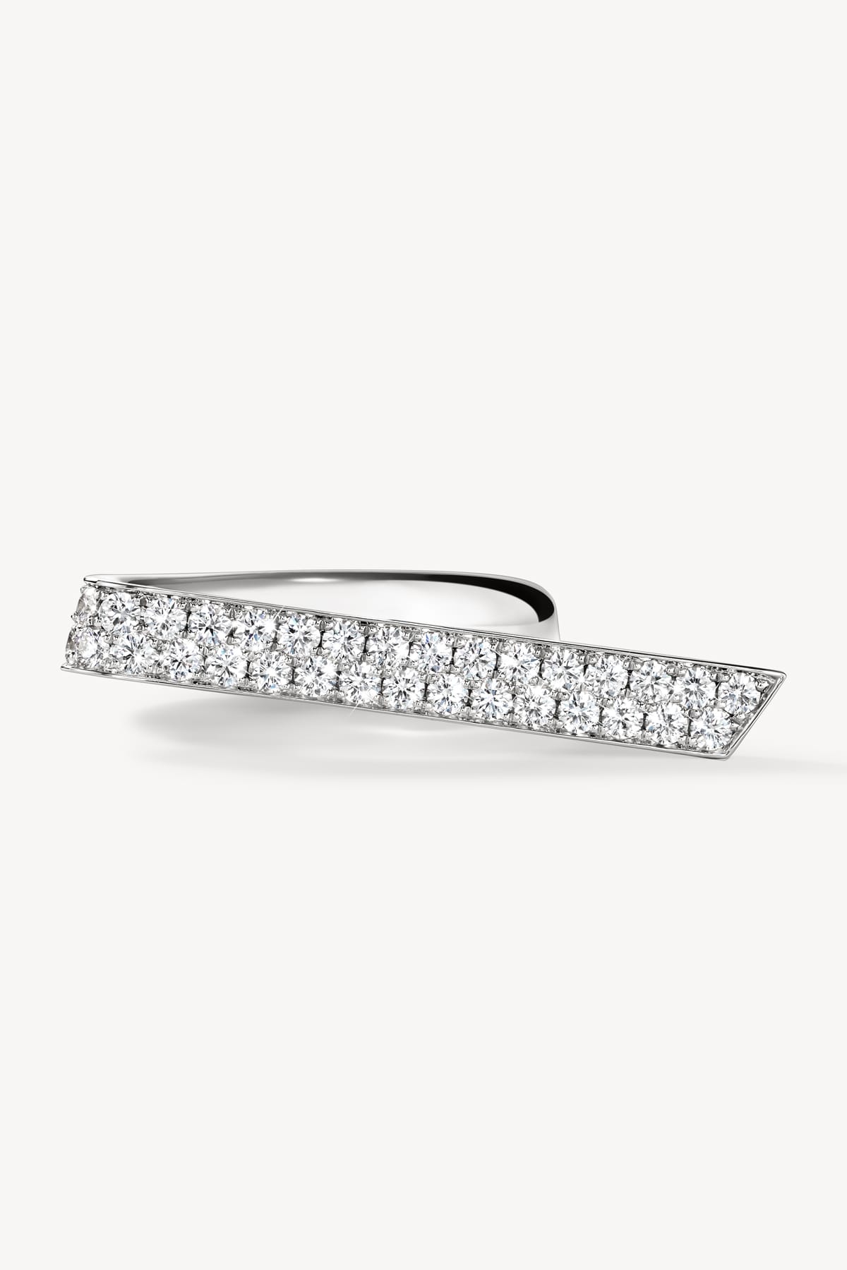 Inside Out Elongated Diamond Flip Ring in White Gold from Hearts On Fire exclusively available from LeGassick Fine Jewellery, Gold Coast, Australia.