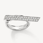 Inside Out Elongated Diamond Flip Ring in White Gold from Hearts On Fire exclusively available from LeGassick Fine Jewellery, Gold Coast, Australia.