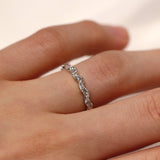 Fancy Diamond Band In 18 Carat White Gold from LeGassick Jewellery, Gold Coast, Australia.