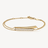 Inside Out Diamond Flip Bracelet in Yellow Gold from Hearts On Fire exclusively available from LeGassick Fine Jewellery, Gold Coast, Australia.
