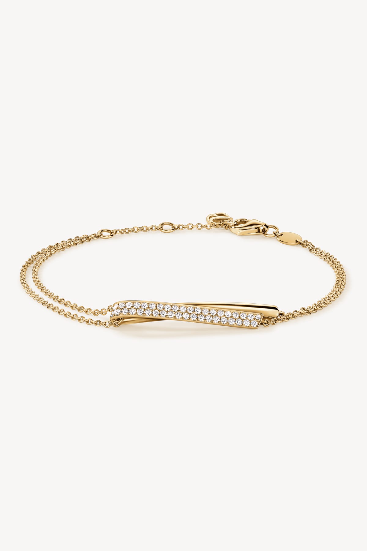 Inside Out Diamond Flip Bracelet in Yellow Gold from Hearts On Fire exclusively available from LeGassick Fine Jewellery, Gold Coast, Australia.