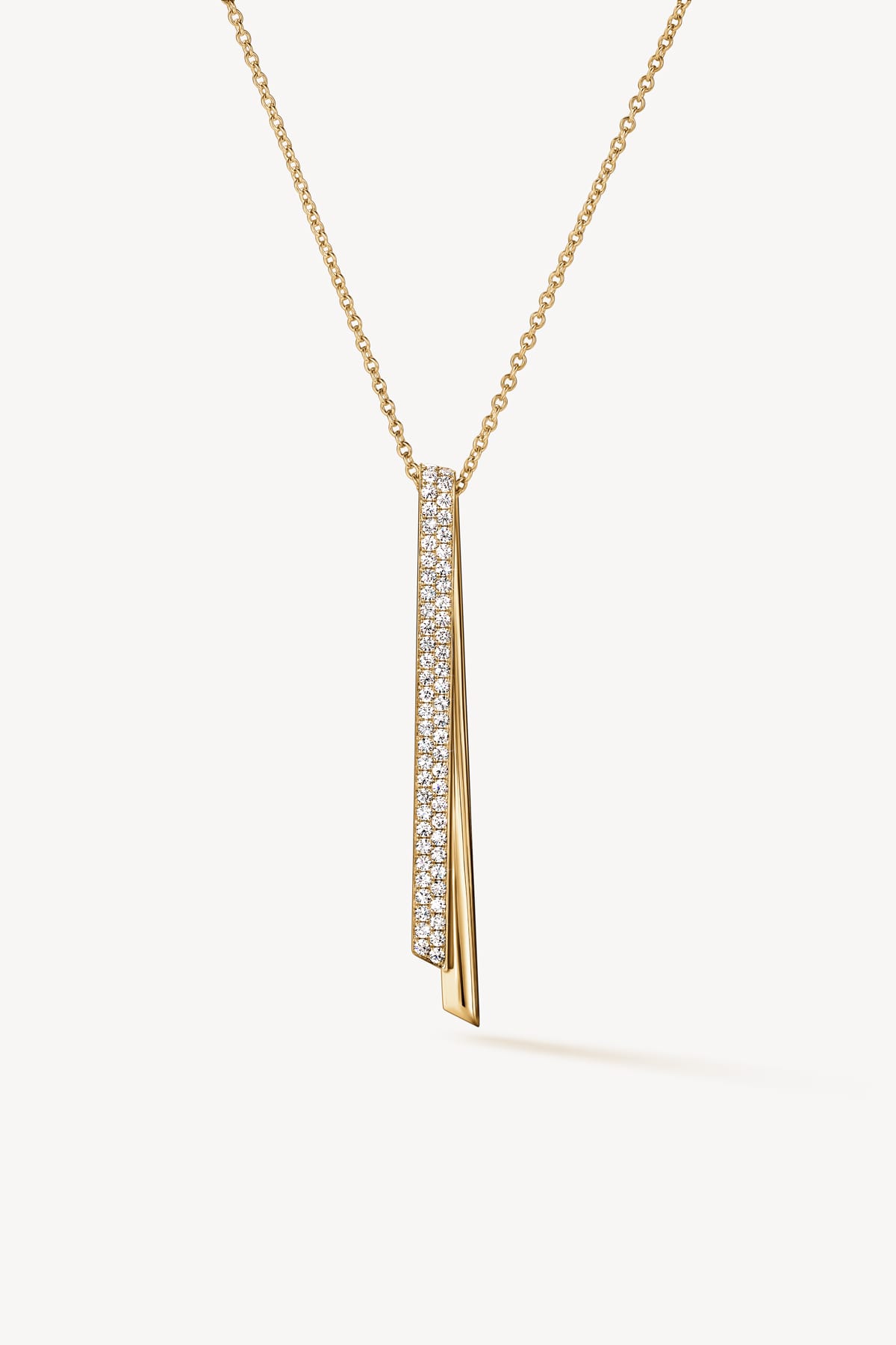 Inside Out Diamond Flip Pendant Necklace in Yellow Gold from Hearts On Fire exclusively available from LeGassick Fine Jewellery, Gold Coast, Australia.