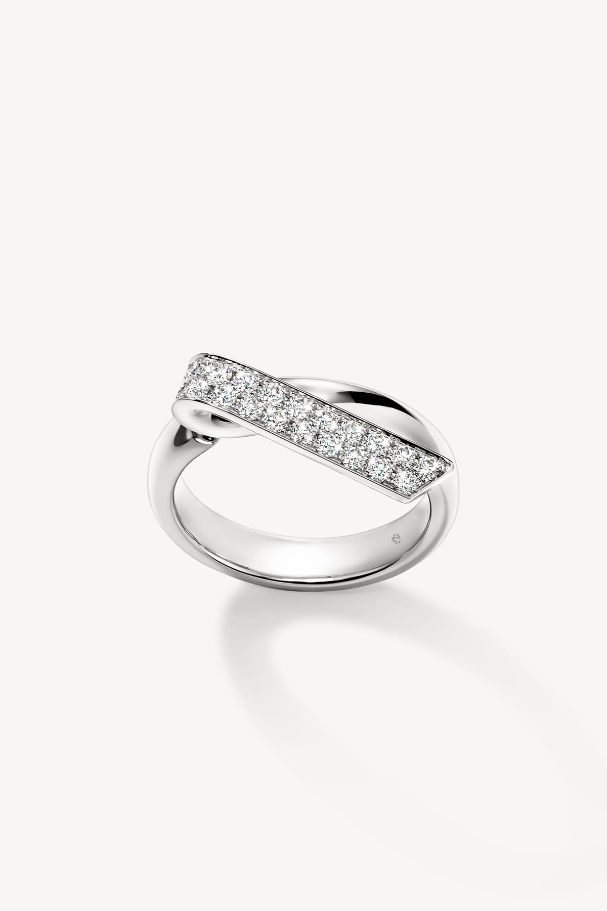 Inside Out Diamond Flip Ring in White Gold from Hearts On Fire exclusively available from LeGassick Fine Jewellery, Gold Coast, Australia.