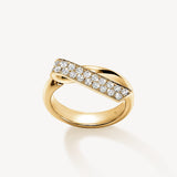 Inside Out Diamond Flip Ring in Yellow Gold from Hearts On Fire exclusively available from LeGassick Fine Jewellery, Gold Coast, Australia.
