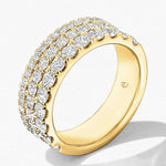 Grace Triple Row Ring from Hearts On Fire from LeGassick