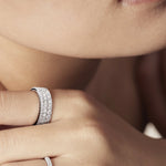 Grace Triple Row Ring from Hearts On Fire from LeGassick