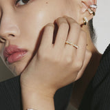 Inside Out Diamond Flexi Bangle from Hearts On Fire available from LeGassick, Gold Coast.
