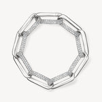 Inside Out Diamond Link Bracelet in White Gold from Hearts On Fire exclusively available from LeGassick Fine Jewellery, Gold Coast, Australia.
