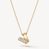 Inside Out Multi Wear Rondel Diamond Pendant Necklace In Yellow Gold From Hearts On Fire exclusively available from LeGassick Fine Jewellery, Gold Coast, Australia.