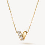 Inside Out Multi Wear Rondel Diamond Pendant Necklace In Yellow Gold From Hearts On Fire exclusively available from LeGassick Fine Jewellery, Gold Coast, Australia.