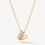 Inside Out Multi Wear Rondel Diamond Pendant Necklace In Yellow Gold From Hearts On Fire exclusively available from LeGassick Fine Jewellery, Gold Coast, Australia.
