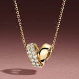 Inside Out Multi Wear Rondel Diamond Pendant Necklace In White Gold From Hearts On Fire exclusively available from LeGassick Fine Jewellery, Gold Coast, Australia.