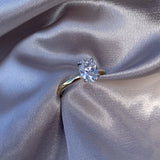 The Jacqueline Ring… 1.5 Carat Oval 4 Claw Solitaire Lab Created Diamond Ring. Part of The Madison Collection and exclusive to LeGassick Jewellery.
