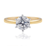 Jane... 1.5 Carat Round Brilliant Cut Lab Created Diamond Set Ring from The Madison Collection and exclusive to LeGassick.