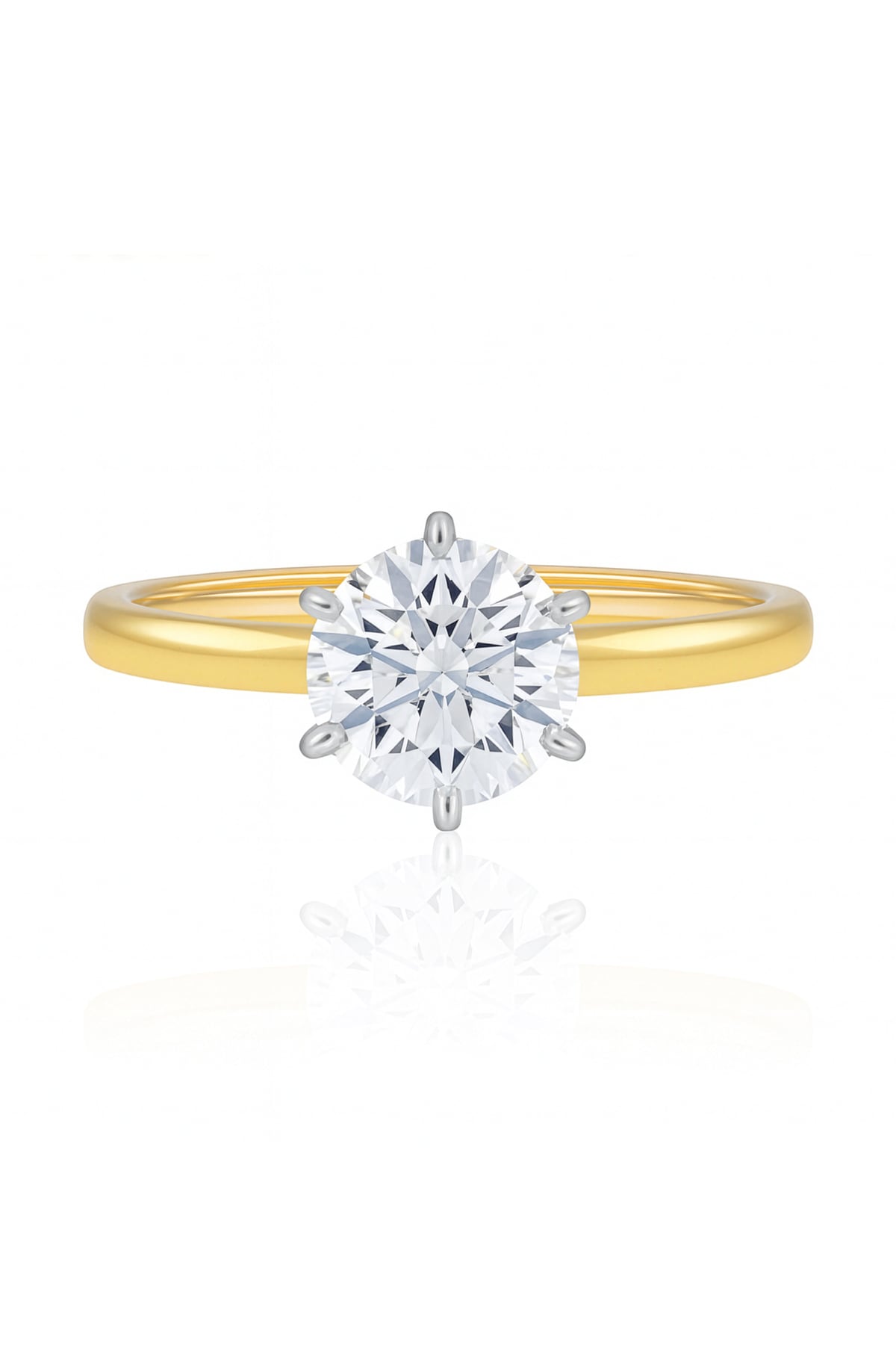 Jane... 1.5 Carat Round Brilliant Cut Lab Created Diamond Set Ring from The Madison Collection and exclusive to LeGassick.