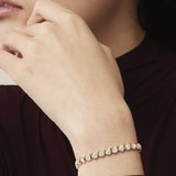 LU Droplet Bracelet In White Gold From Hearts On Fire