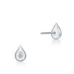 LU Droplet Studs In White Gold From Hearts On Fire and exclusive to LeGassick Jewellery, Gold Coast, Australia.