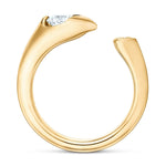 LU Open Droplet Ring In Yellow Gold From Hearts On Fire exclusive to LeGassick Jewellery, Gold Coast, Australia.