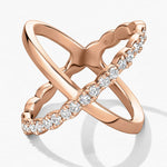 Lorelei Criss Cross Ring From Hearts On Fire available at LeGassick Diamonds and Jewellery Gold Coast, Australia.