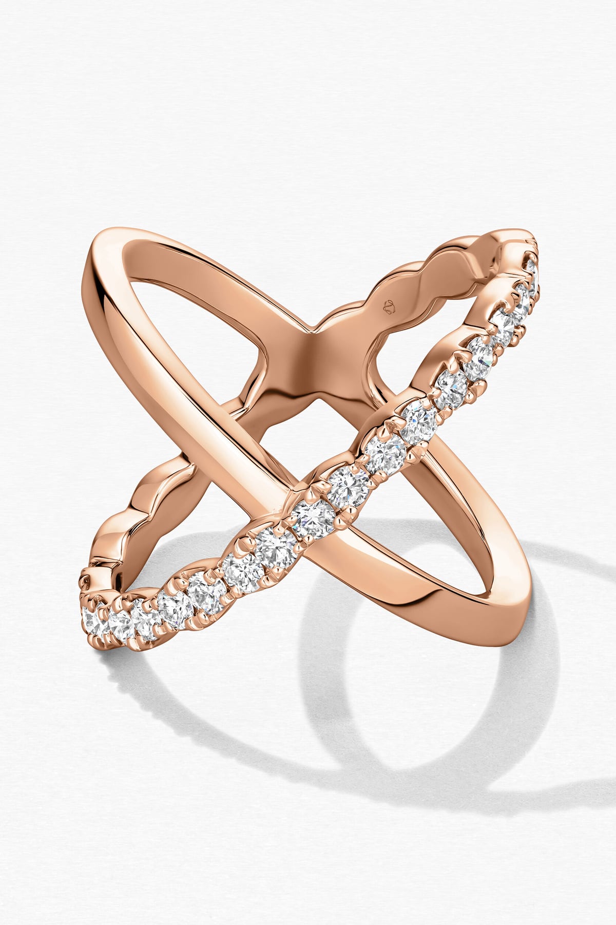 Lorelei Criss Cross Ring From Hearts On Fire available at LeGassick Diamonds and Jewellery Gold Coast, Australia.