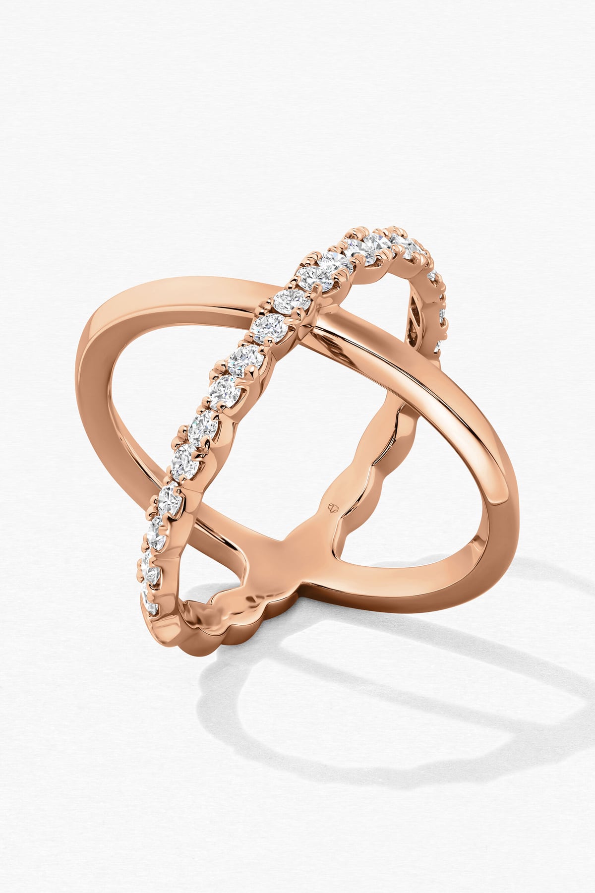 Lorelei Criss Cross Ring From Hearts On Fire available at LeGassick Diamonds and Jewellery Gold Coast, Australia.