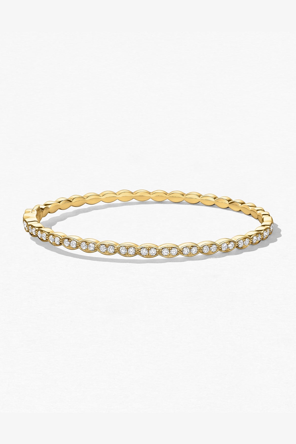 Lorelei Floral Diamond Bangle From Hearts On Fire