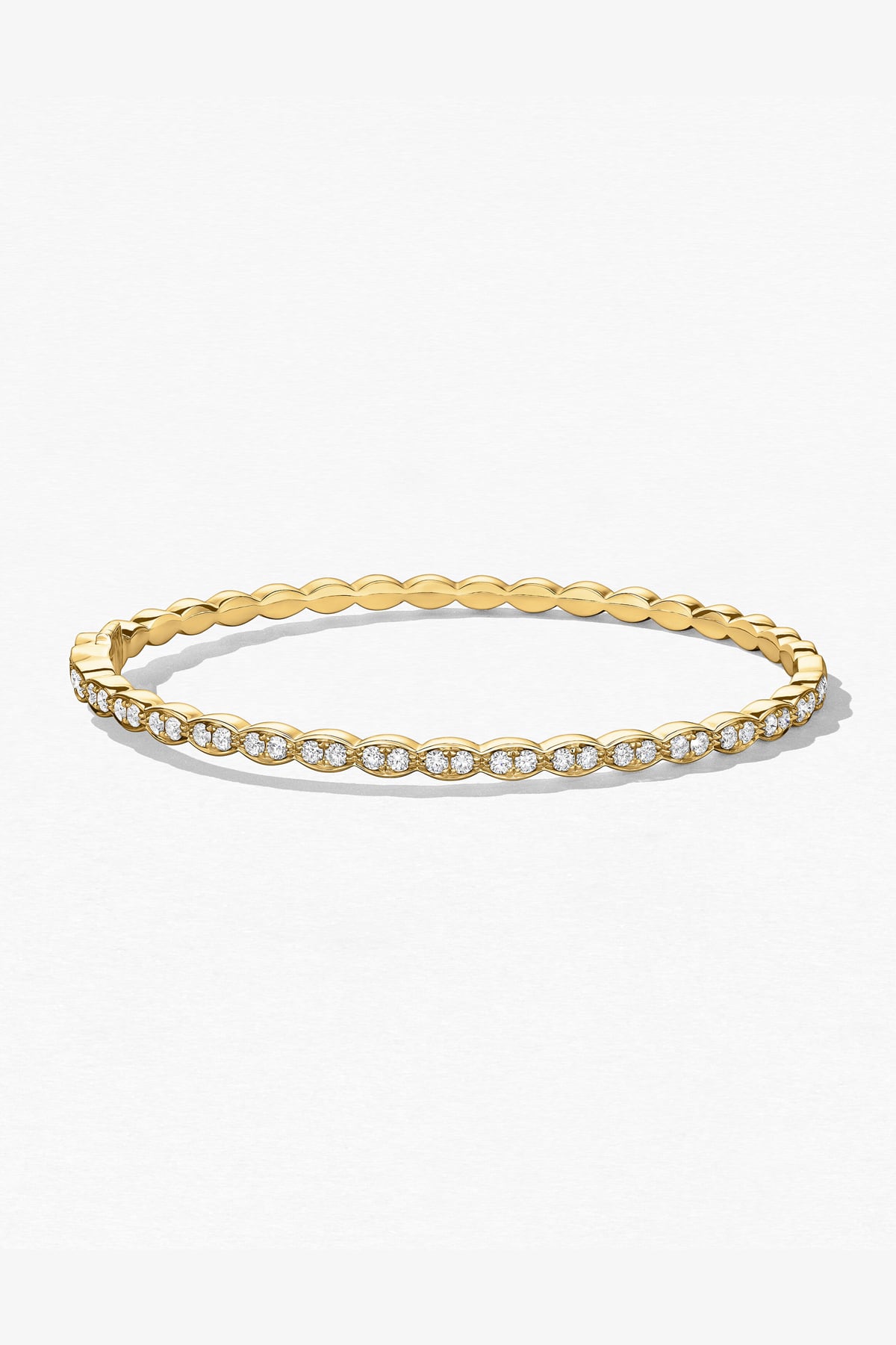 Lorelei Floral Diamond Bangle From Hearts On Fire