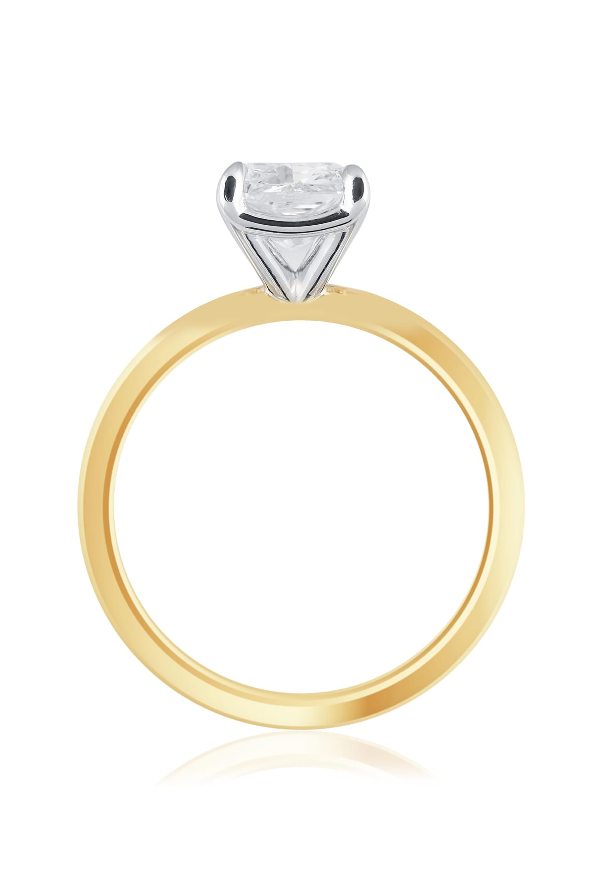 Lucille… 2 Carat Radiant Cut Lab Created Diamond Solitaire Ring from The Madison Collection and exclusive to LeGassick.