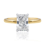 Lucille… 2 Carat Radiant Cut Lab Created Diamond Solitaire Ring from The Madison Collection and exclusive to LeGassick.