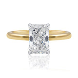 Lucille… 2 Carat Radiant Cut Lab Created Diamond Solitaire Ring from The Madison Collection and exclusive to LeGassick.