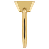 Margot... 2 Carat Emerald Cut Bezel Rubover Solitaire Lab Created Diamond Ring from The Madison Collection and exclusive to LeGassick.