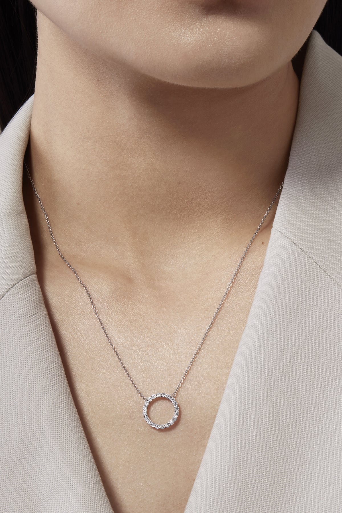 Medium Signature Circle Pendant From Hearts On FireFrom Hearts On Fire available at LeGassick Diamonds and Jewellery Gold Coast, Australia.