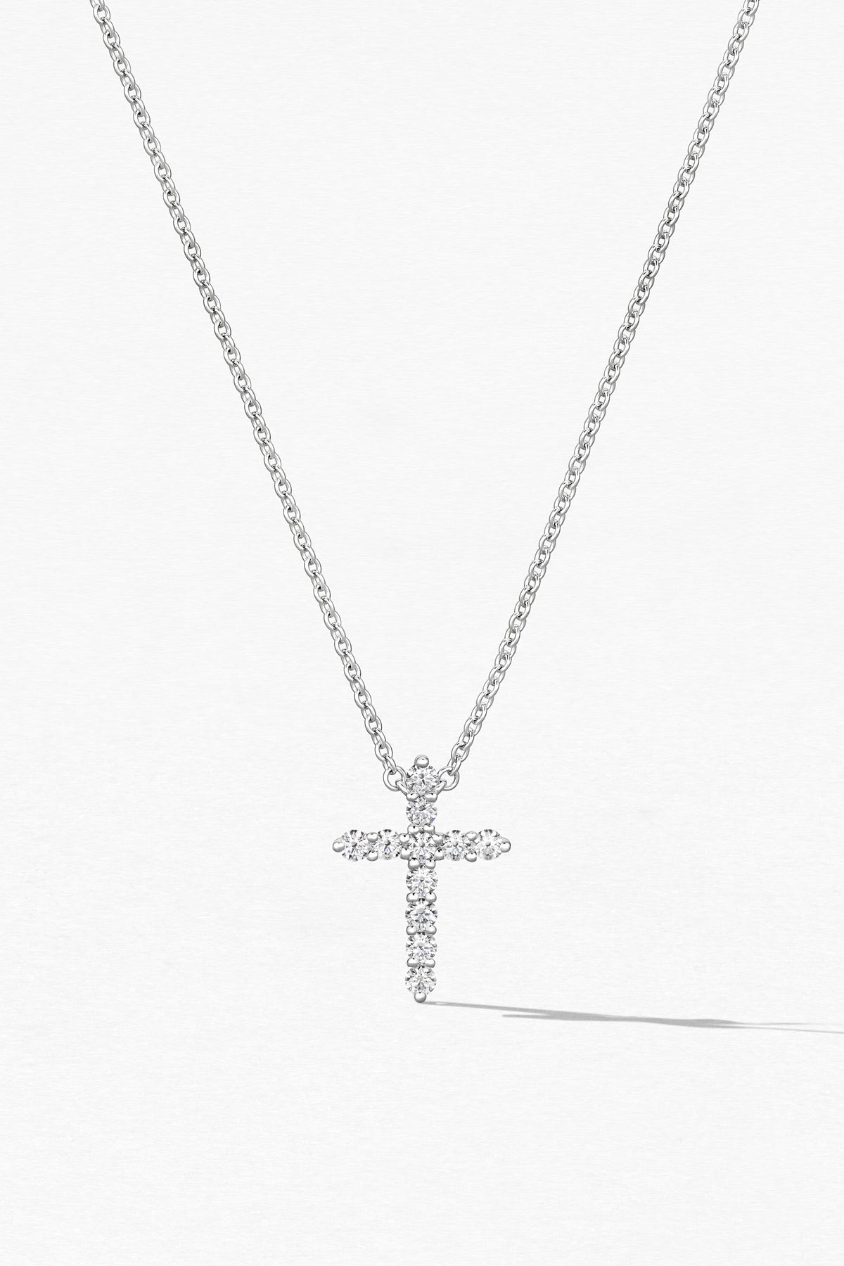 Medium Signature Cross Pendant From Hearts On Fire available at LeGassick Diamonds and Jewellery Gold Coast, Australia.