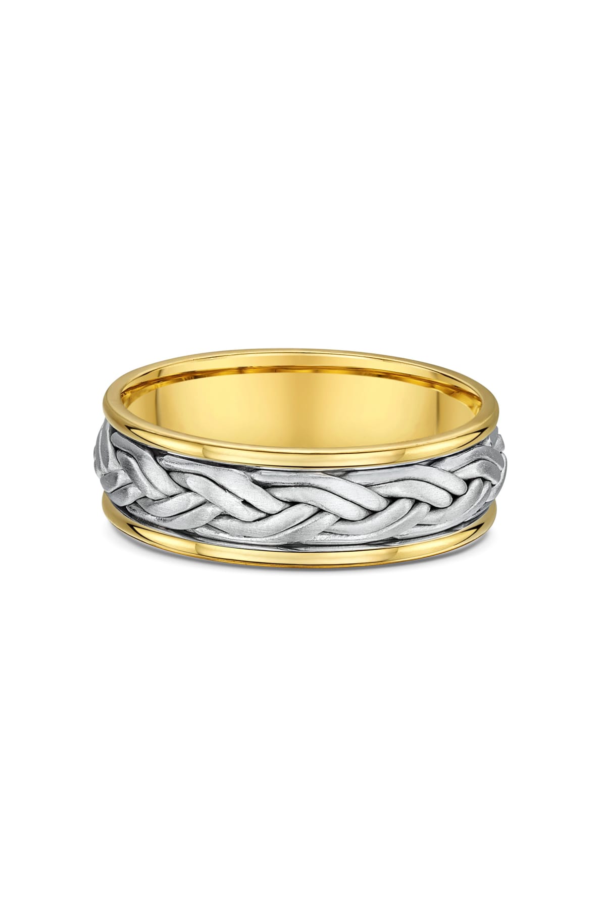 Men's Deluxe Gold Wedding Ring available at LeGassick Diamonds and Jewellery Gold Coast, Australia.