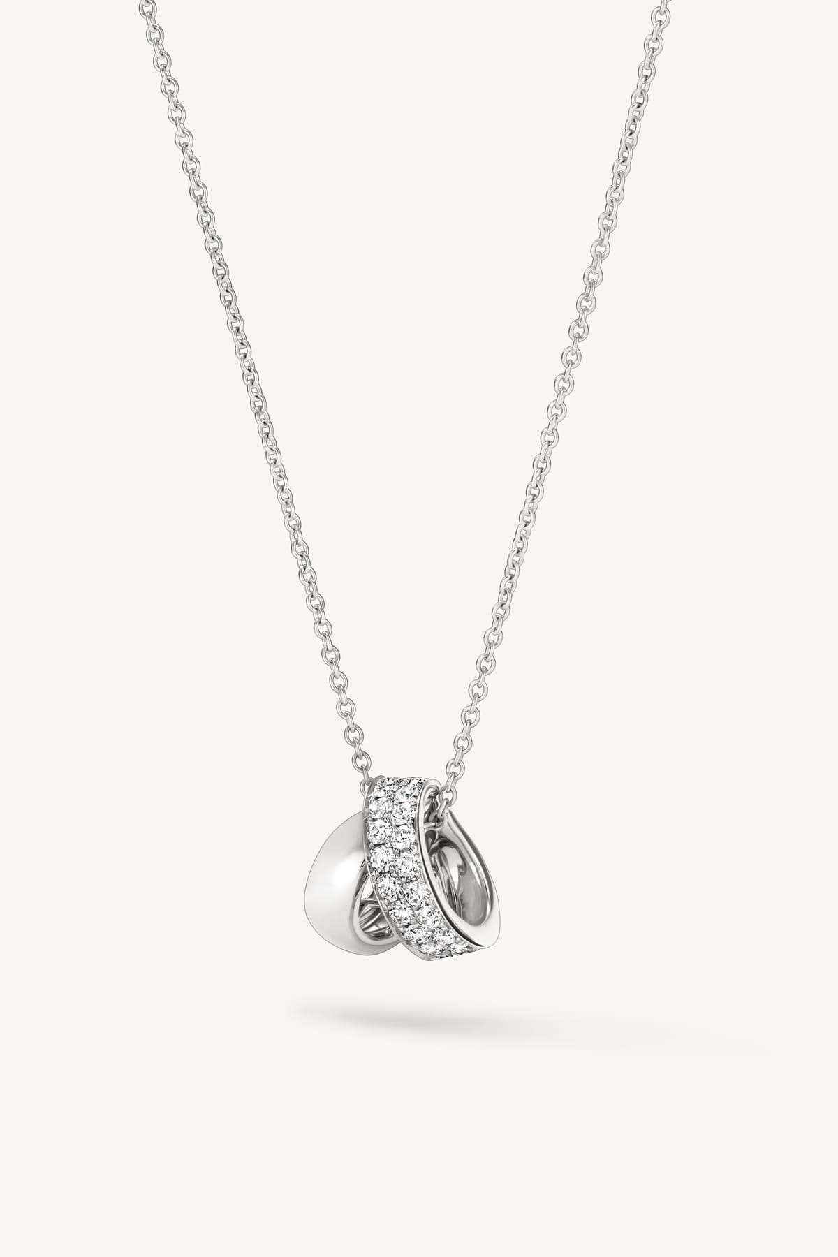 Inside Out Multi Wear Rondel Diamond Pendant Necklace In White Gold From Hearts On Fire exclusively available from LeGassick Fine Jewellery, Gold Coast, Australia.