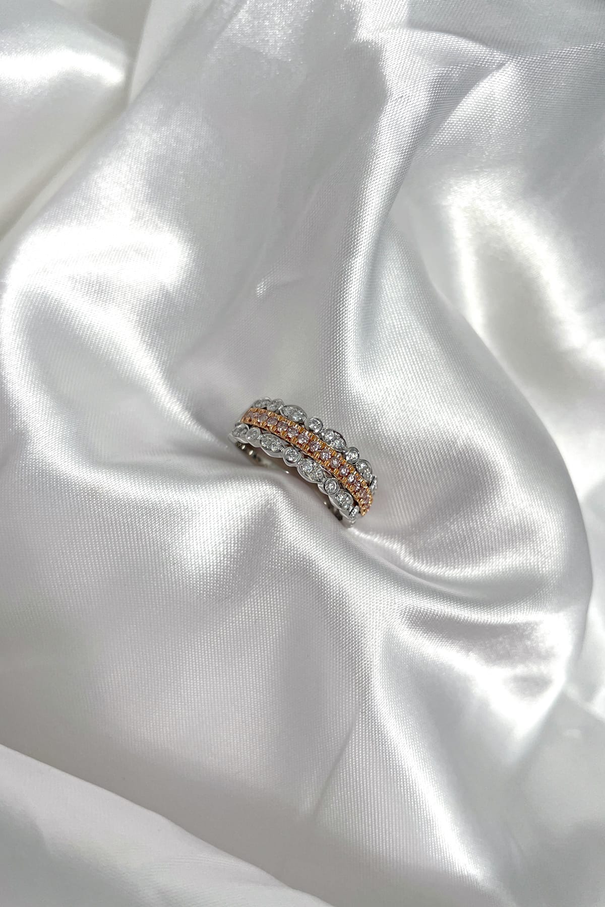 Natural Argyle Pink Diamond Dress Ring available at LeGassick Diamonds and Jewellery Gold Coast, Australia.