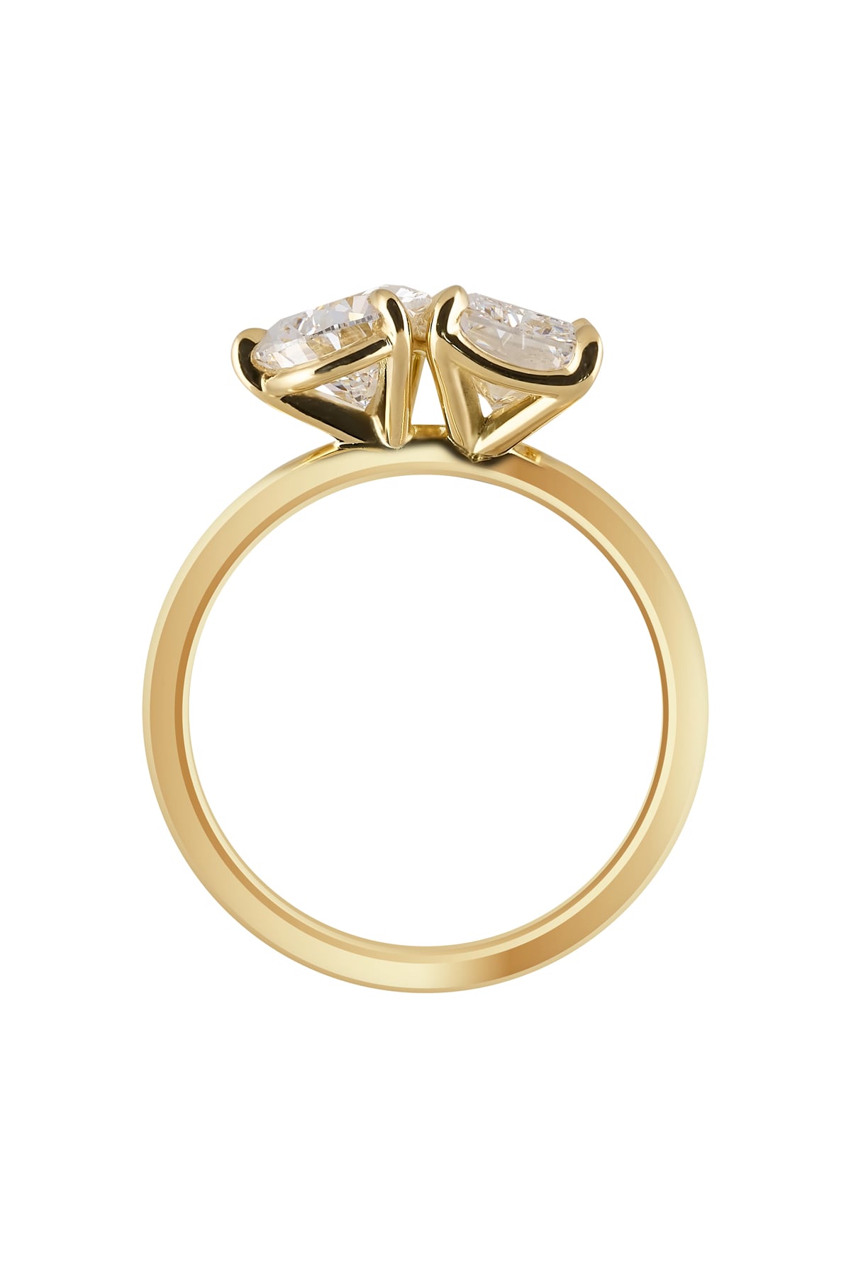 Olsen... 1.51 carat Pear & 1.51 carat Radiant Cut Lab Created Diamond Set Ring from The Madison Collection and exclusive to LeGassick.