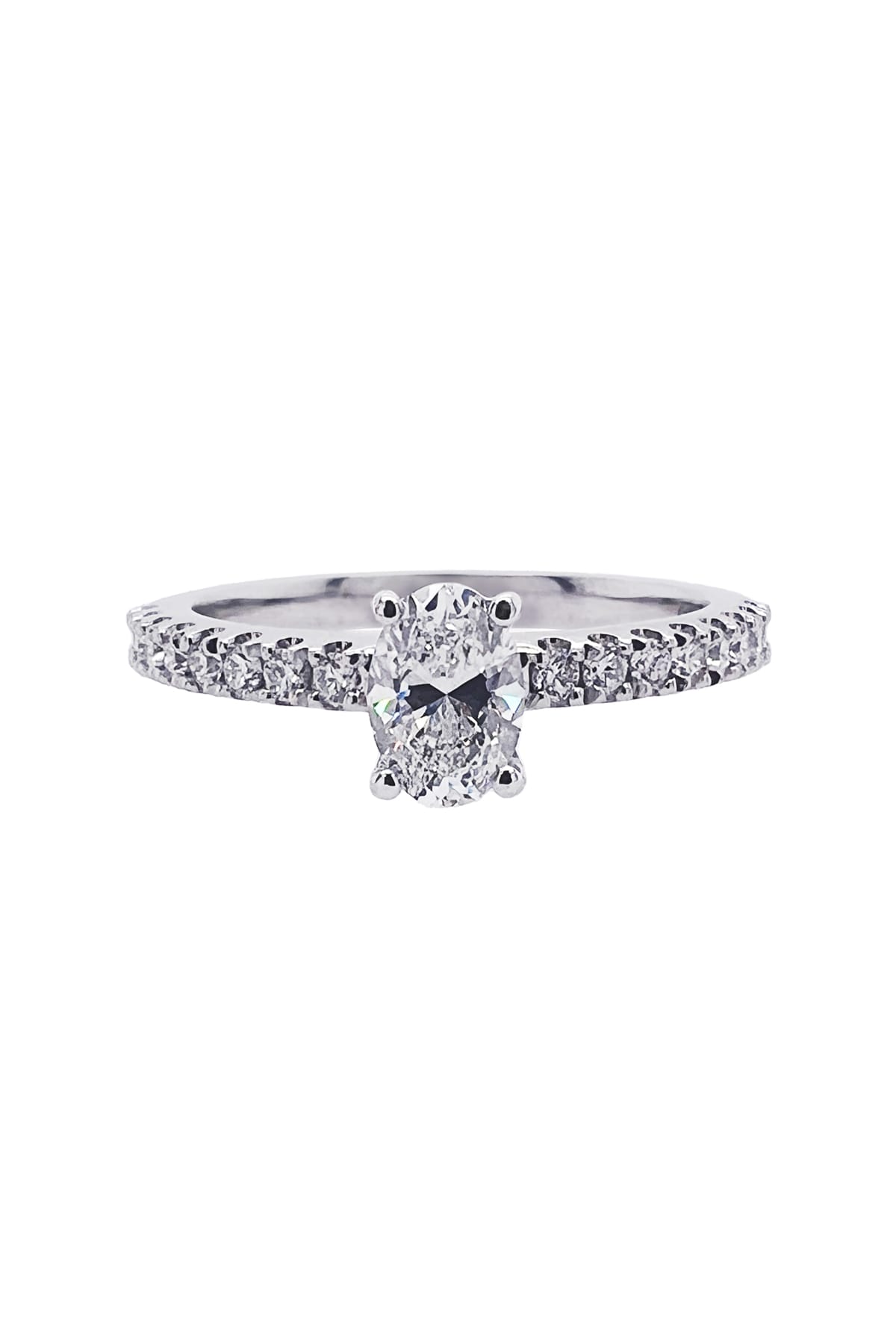 Oval 0.50 Carat Diamond Solitaire Engagement Ring available at LeGassick Diamonds and Jewellery Gold Coast, Australia.