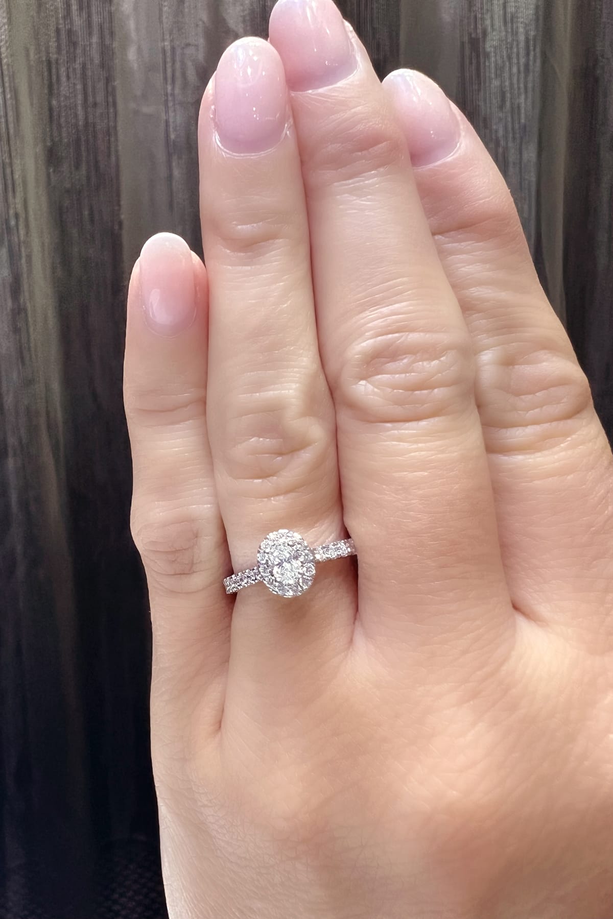 Kallati Eternal Cushion Halo Diamond Engagement Ring With Matching Ban –  KALLATI