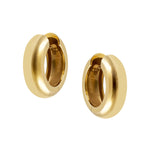 Plain Huggie Earrings In Yellow Gold available from LeGassick Jewellery, Gold Coast, Australia. Showrooms at Pacific Fair and Runaway Bay Centre.