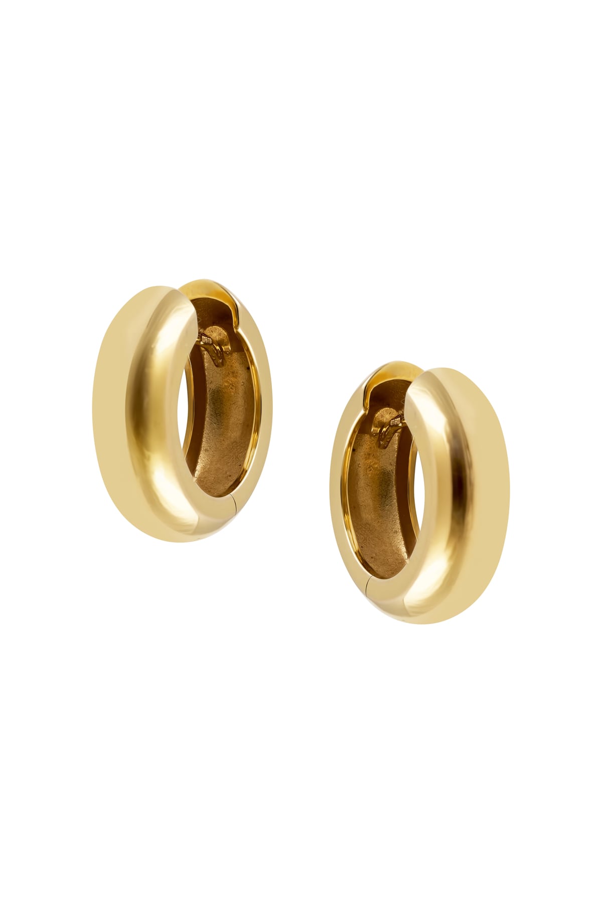 Plain Huggie Earrings In Yellow Gold available from LeGassick Jewellery, Gold Coast, Australia. Showrooms at Pacific Fair and Runaway Bay Centre.