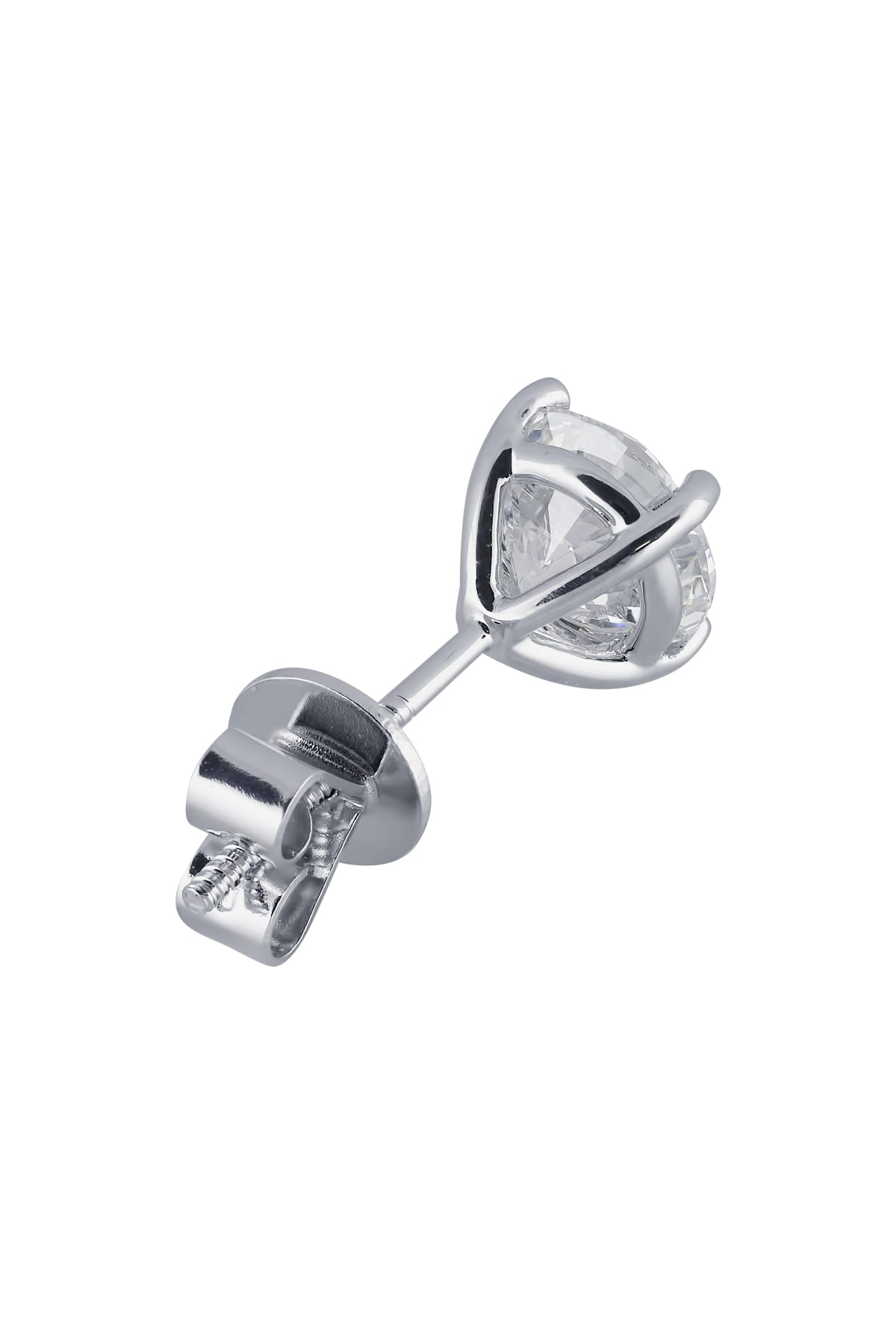 Samantha... 3 Carat Lab Created Diamond Stud Earrings In White Gold from The Madison Collection and exclusive to LeGassick.