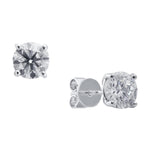 Samantha... 3 Carat Lab Created Diamond Stud Earrings In White Gold from The Madison Collection and exclusive to LeGassick.