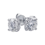 Samantha... 3 Carat Lab Created Diamond Stud Earrings In White Gold from The Madison Collection and exclusive to LeGassick.