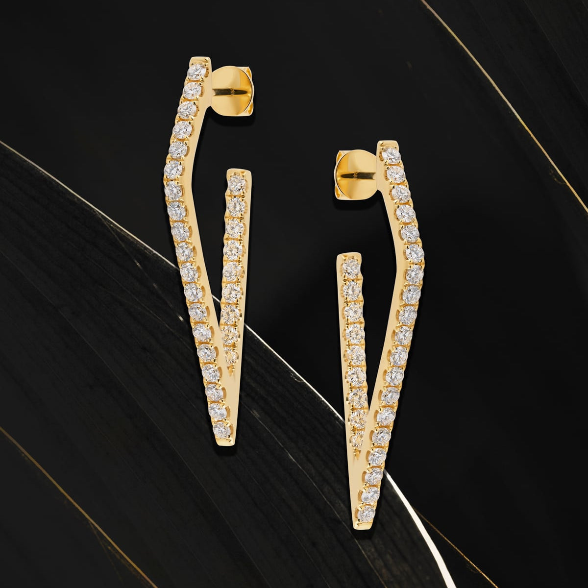 Diamond earrings available at LeGassick Diamonds & Jewellery Gold Coast, Australia.
